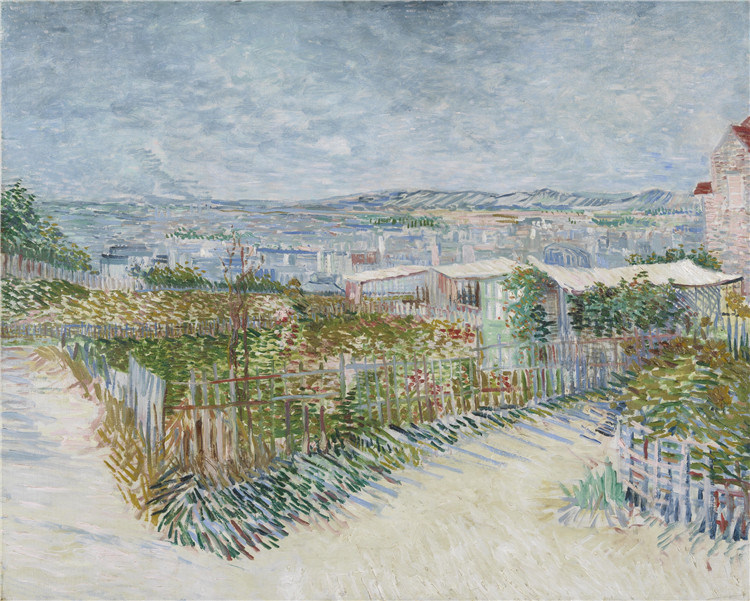 Vegetable Gardens At Montmartre Van Gogh Oil Painting